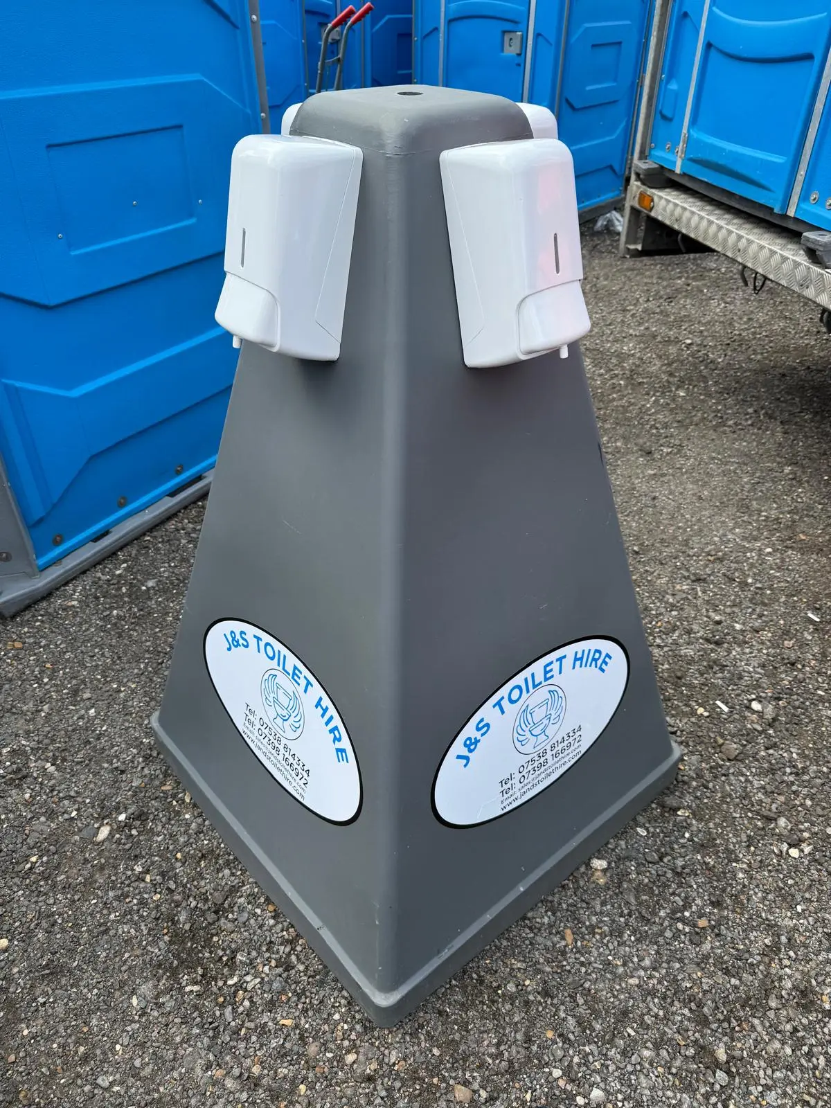 J&S Toilet Hire portable wash station - essential hand hygiene for events and construction sites